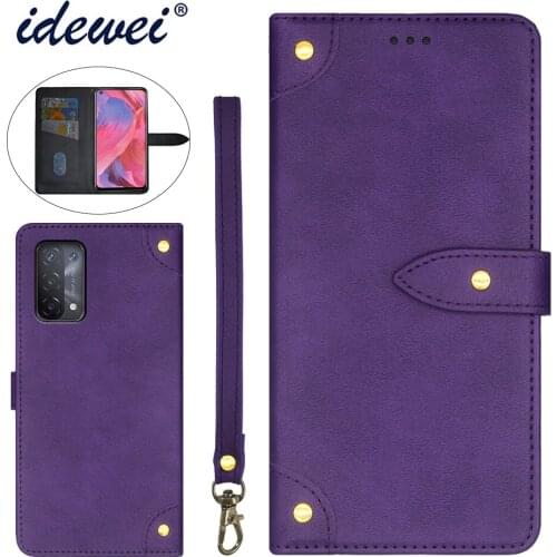 Applicable to OPPO A54 5G mobile phone case fold bracket function protection leather case phone case funda capa co