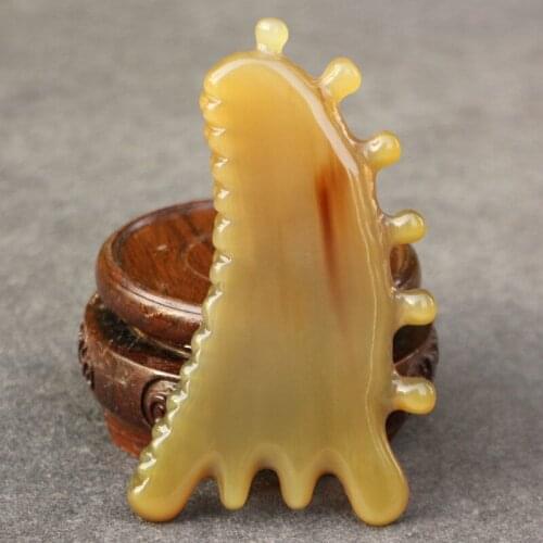 Natural White Horn Gua Sha Scraper Scraping Massage Board For Face Eye Lifting Wrinkle Remover Acupuncture Spa Beauty Care Tool