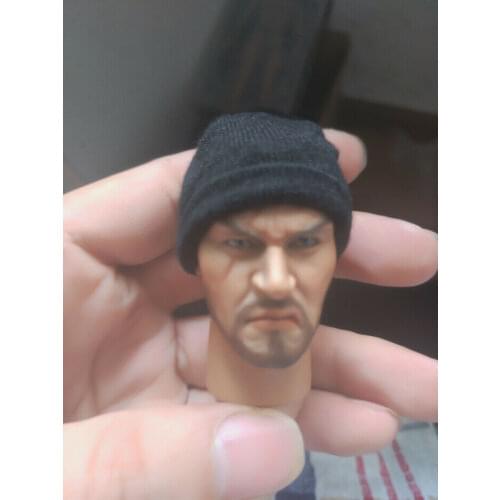 1/6 Scale Black Trendy cold cap hat model For 12" Male Action