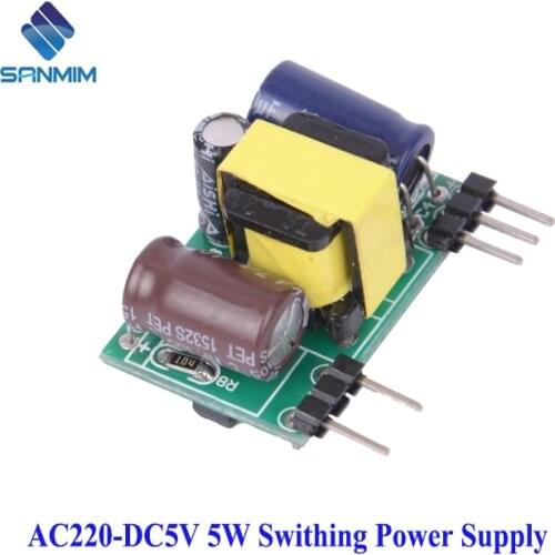 SANMIN AC-DC 220 to 5V 1A Small Volume Isolated Switching Power 220V TO 5V5W Supply Module PLA05D5V X4421