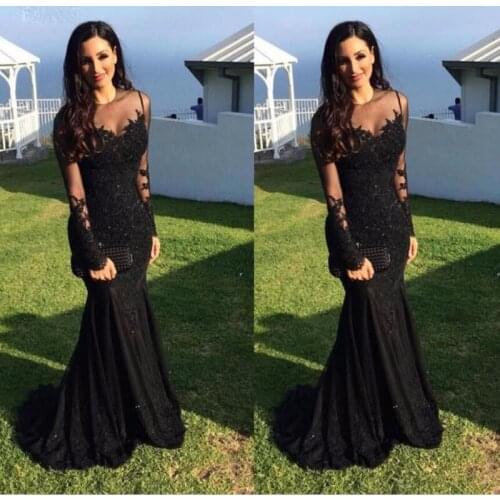 2020 Latest Design Long Sleeve Mermaid Dresses Lace Applique Wedding Dress Beaded Bridal Gowns Party Prom вечернее платье