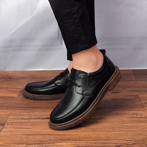 New Genuine Leather Men Casual Shoes Fashion Mens Flats Brand Mens Loafers Comfortable Men Oxfords Dress Shoes