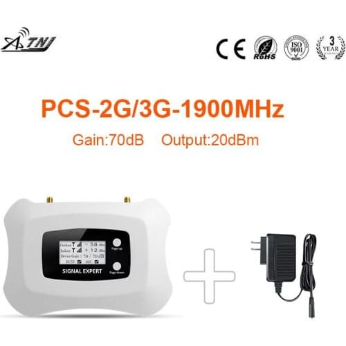 New arrival! 2g 3g repeater with LCD,1900mhz phone signal booster amplifier for home/office/basement use, only repeater