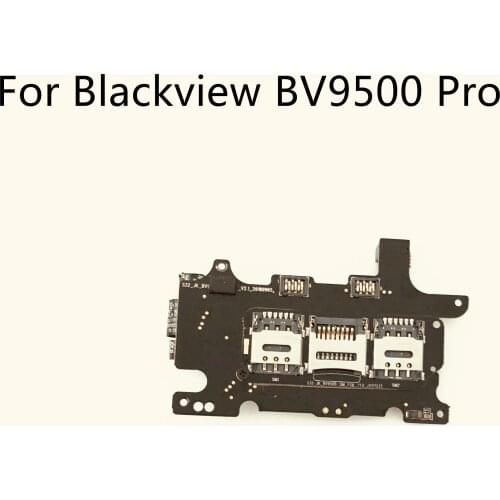 Used SIM Card Reader Holder Connector For BLACKVIEW BV9500 Pro MT6763T Octa Core 5.7"FHD 2160x1080 Smartphone