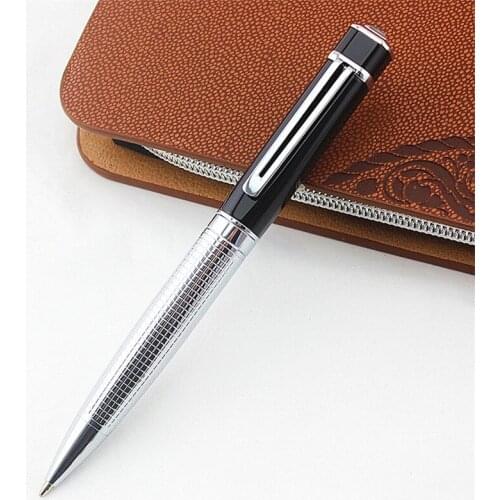 High Quality Ballpoint Pen Metal Business Writing Signing diamond Pens Gift Box Office School Stationary Supplies