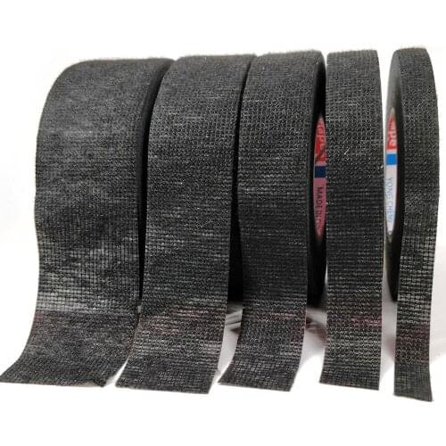 Width 9/15/19/25/32MM Length 15M Heat-resistant Adhesive Cloth Auto Cable Harness Wiring For VW Audi BMW Mercedes