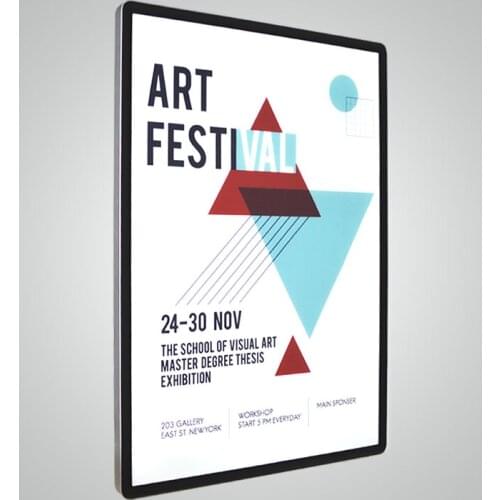 Led backlit slim light box led advertising board cheap signs