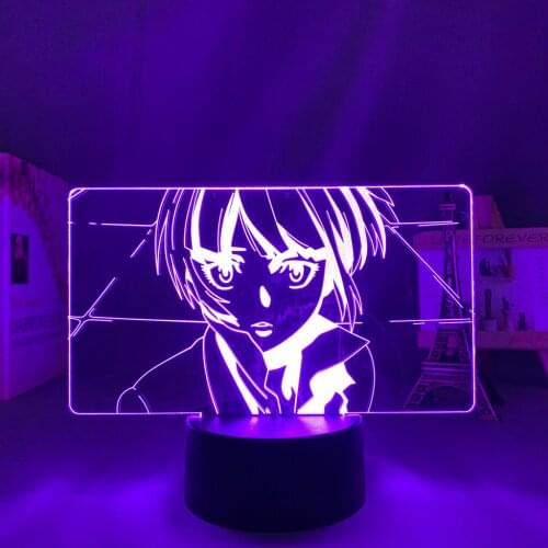 Anime Psycho Pass Led Night Light for Kids Bedroom Decoration Nightlight Birthday Gift Steins Gate Manga Led Lamp Bedside