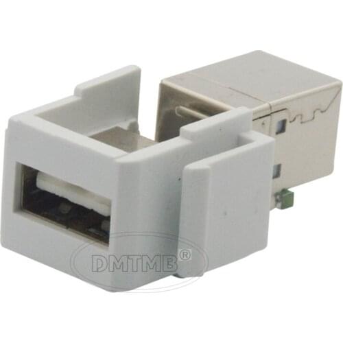 Keystone USB Type A to Type B with female to female connector
