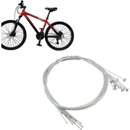 High quality Road bike MTB Bike Fixed Gear Bicycle Brake Line Shift Shifter Gear Brake Cable Sets Core Inner Wire Steel Speed