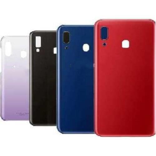 FOR Samsung A20 A205 Back Cover Housing Battery Door Back Cover Replacement Parts Battery Cover
