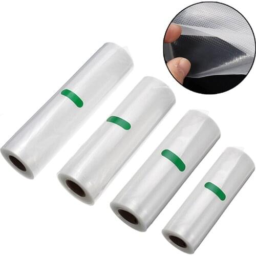 1 Roll 500cm Transparent Vacuum Food Fresh-keeping Saver Storage Sealer Foil Bag For Kitchen Packaging Sealing Machine