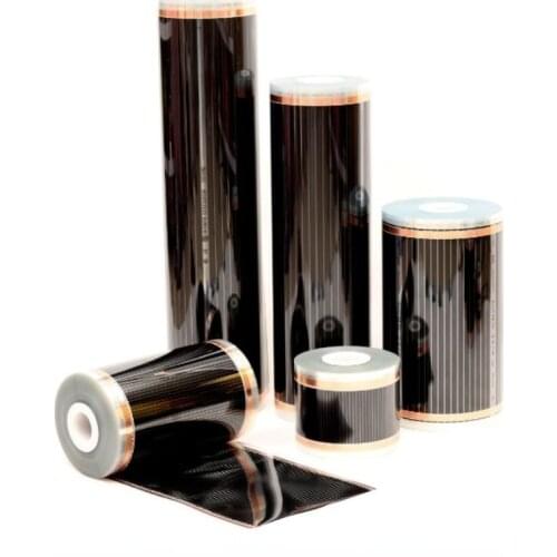 50cm*4m 50cm*2m Electric Heating Film Infrared Underfloor Foil Warming Mat 220V 220W Floor Heating Systems & Parts