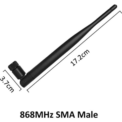 868MHz 915MHz Antenna 5dbi SMA Male Connector GSM 915 MHz 868 MHz IOT antena antenne waterproof +21cm RP-SMA/u.FL Pigtail Cable