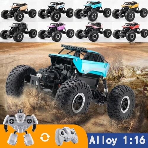 1/16 Alloy Remote Control Vehicle Fast Climbing Car Childrens Toys for Boys Kids Adult RC Drift Monster Truck 4wd Off Road 4x4