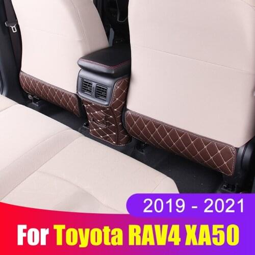 Car Anti-dirty Pad For Toyota RAV4 RAV 4 2019 2020 2021 XA50 Seat Back Child Anti-kick Mat Protection Cover Interior Accessories