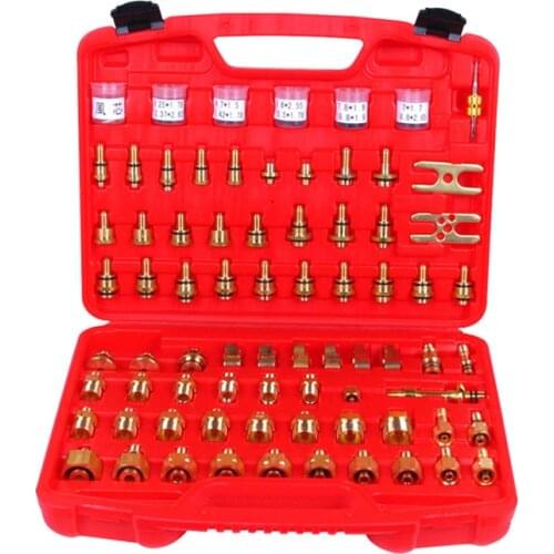 Automotive air conditioning copper tools connector,Refrigerant leakage,Detection of refrigerant leakage