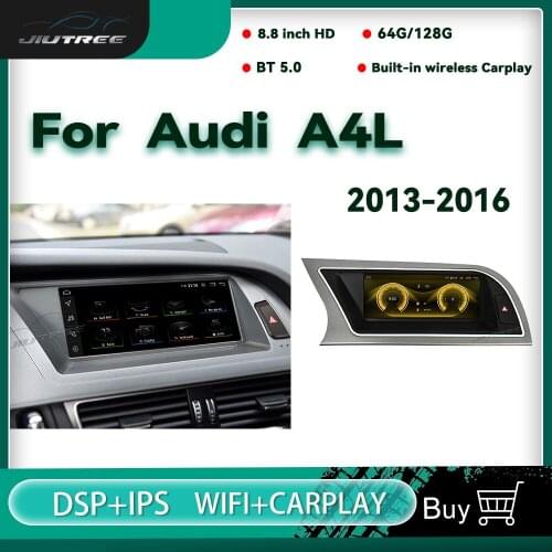 8.8 Inch Anti-glare Screen Android Car Radio For Audi A4L 2013-2016 Navigation Multimedia Player Carplay Stereo Receiver