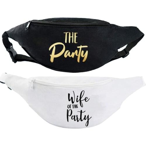 Wife of the Party Bridesmaid fanny pack beach pool Bachelorette Party Bridal Shower bride to be Wedding Engagement Gift present