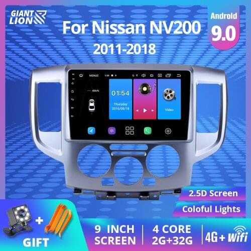 For Nissan NV200 2011 2015 2016 2017-2018 2din Android 9.0 Car Radio 2din Car Multimedia Player Auto Radio Head Unit Stereo DVD