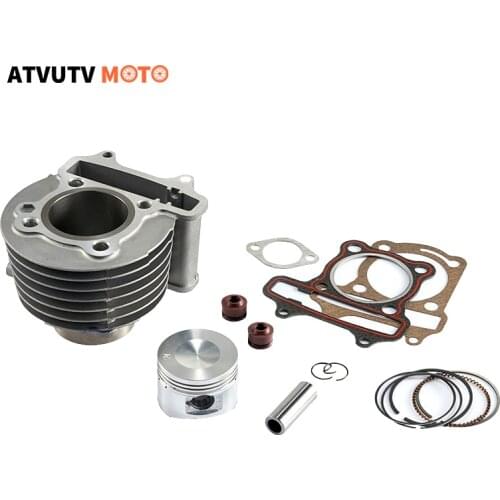 Cylinder Kit 52.4mm Cylinder Piston Ring Set For 4 Stroke GY6 125cc 152QMI 1P52QMI Scooter Moped ATV QUAD