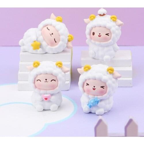 Car Dolls Cute Girls Lamb Decorative Car Interior Cute Creative Gifts Desktop Decorations Home Living Room Small Ornaments
