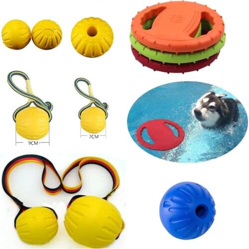 Dog Toys EVA Flying Discs Pet Puppy Training Ring Dog Portable Outdoor for Small Large Dog Chew Toys Pet Motion Dog Supplies