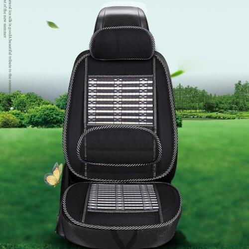 Summer Car One Piece Steel Wire Cushion Car Bamboo With Breathable Car Support Lumbar Cushion Silk B3F9
