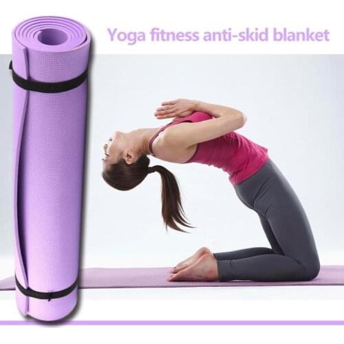 Hot Sale Yoga Mats Delicate Design Solid Color Non-Slip Yoga Mat Sport Gym Soft Pilates Mats for Beginner Fitness Equipment