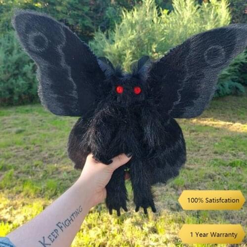 Cute Plush Toys Gothic Mothman Plushie Is Looking For A Love And Magical Home Unique And Novel Black Moth Holiday Gift