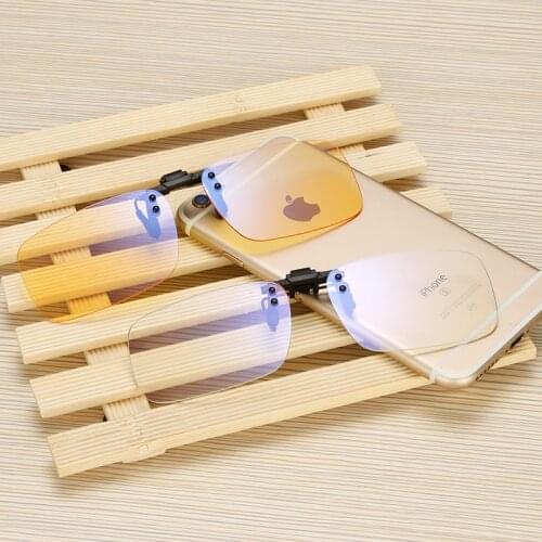Anti Blue Rays Computer Goggles Game Glasses clip on glasses eye protect day and night Radiation resistant Eyewear Myopia Glass