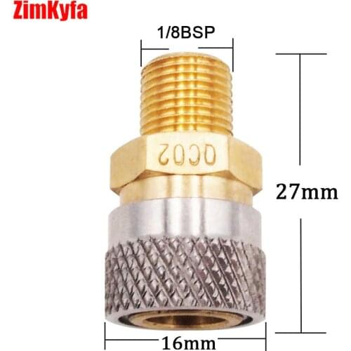 PCP Air Gun Rifles Foster Quick Coupler Socket Filling/Charging Adapter QC02 1/8BSP