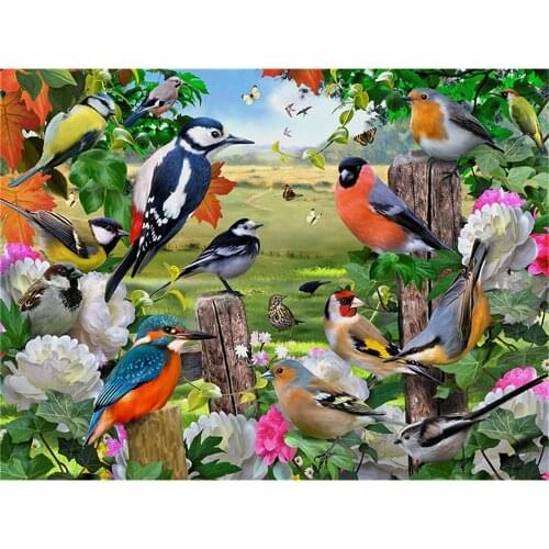 Animal Bird DIY Embroidery Cross Stitch 11CT Kits Craft Needlework Set Printed Canvas Cotton Thread Home Decoration For Sale