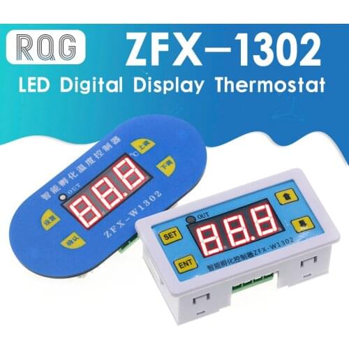 ZFX-1302 LED Micro-computer Digital Display Temperature Controller Thermostat ligent Time Controller