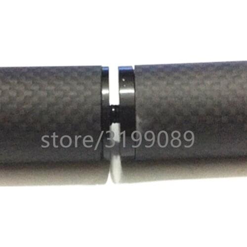 1pcs CNC machined aluminum alloy connector Carbon pipe connector Free and fast folding and unloading Suitable for 25mm*23mm pipe
