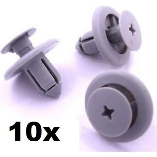10x 8mm Wheel Arch Lining Clips FORHonda FORMazda FORToyota