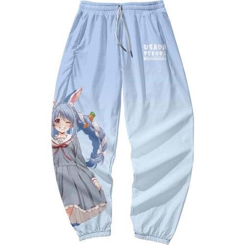 2021 3D Print hololive Sweatpants Women/Men Fitness Joggers Spring High Street Anime Trousers Pants Sweatpant