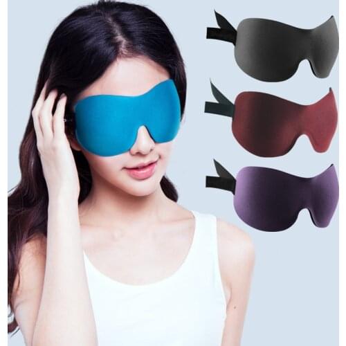 3D Ultra-light Sleep Rest Eye Mask Breathable Memory Foam Sleeping Eye Padded Shade Cover Travel Aid Blindfolds Eye Care Tool