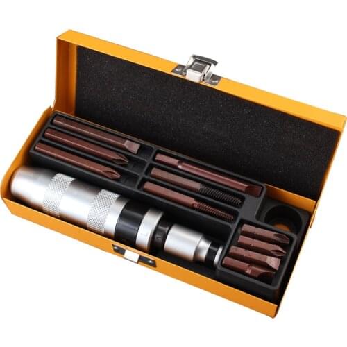 7-12pcs Impact Batches Screwdriver Bits tap Remove Nut Rust Crew Multi Hand Tool, Non Slip Impact batch Case Driver cross word