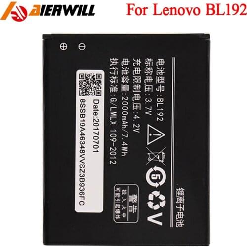 BL192 Batterie For Lenovo A328 A328T A526 A750 A529 A560 A680 A590 A300 A388T A505E Battery Bateria Accumulator 2000mAh