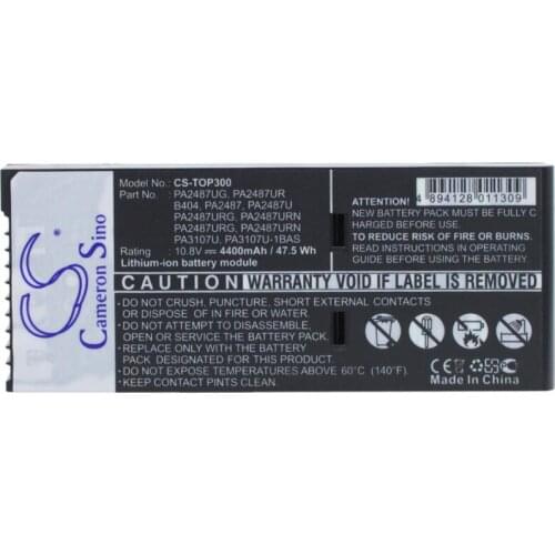 Cameron sino 4400mah battery for TOSHIBA Dynabook Satellite 1800 1850 1860 1870 T2/485PMC T2/485PRC T3/ 410PME T3/480CME