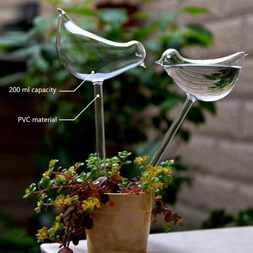 Automatic Plant Self Watering Water Feeder Plastic PVC Bird Shape Plant Flowers Water Feeder Indoor Outdoor Garden Watering Cans