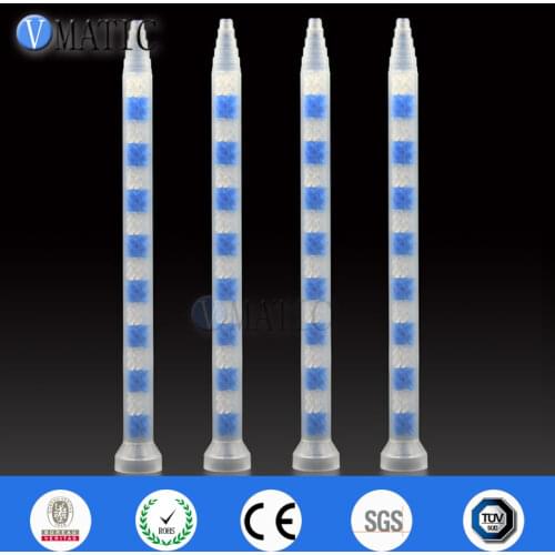 Free Shipping 10pcs GSM9-16 All Purpose Use Glue Dispensing Plastic Static Mixer Nozzle AB Adhesive Mix Tube