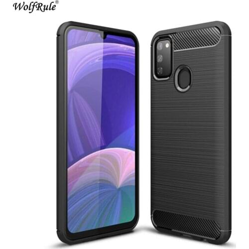 For Samsung Galaxy M30S M21 Case For Samsung M30S M21 Bumper Soft Carbon Fiber Phone Case For Samsung Galaxy M21 Cover 6.4