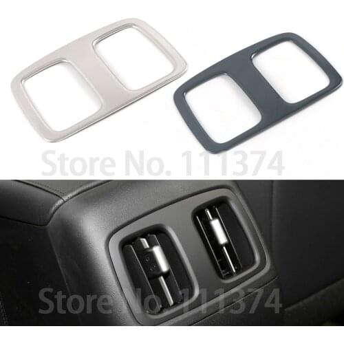 Chrome Rear Seat Air Conditioner Outlet Trim For Hyundai Tucson 2021 NX4 Stainless Steel Styling Decoration Accessories