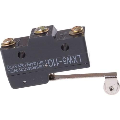 1pcs Limit Switch AC380V DC220V Limit Micro Switch Long Hinge Roller Lever Arm Snap Action LOT Hot Sale