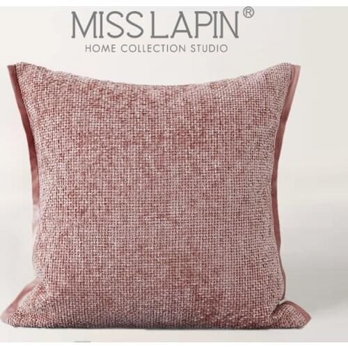 MISS LAPIN Sweet Mousse Cushion Sets for Sofa Decor Pink Luxury Throw Pillow Covers