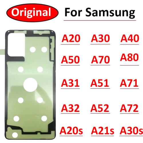 2Pcs/Lot, Adhesive Sticker Back Housing Battery Cover Glue Tape For Samsung A10 A20 A30 A50 A60 A70