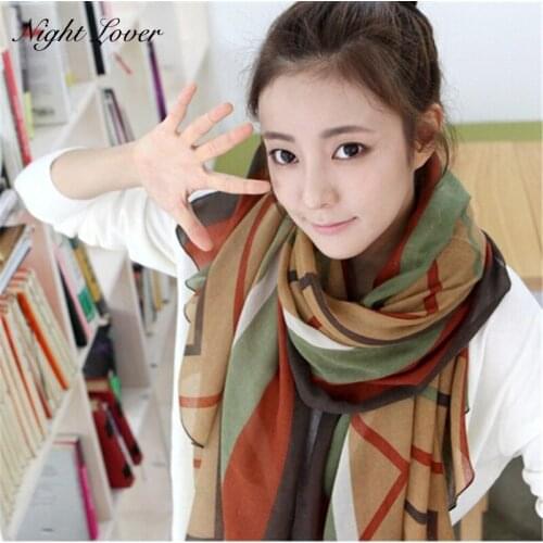 New Warm Long Soft voile Scarves Shawl Wrap Cozy Scarf For Woman Ladies 170cm*60 cm