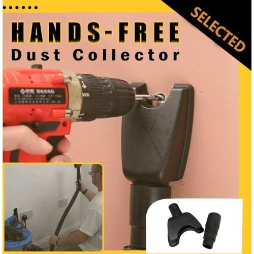 Hands-Free Dust Collector Drill Dust Vacuum Cleaner Electric Drill Dust Rubber Drill Dust Collector Dustproof Device Pow YOHOLOO